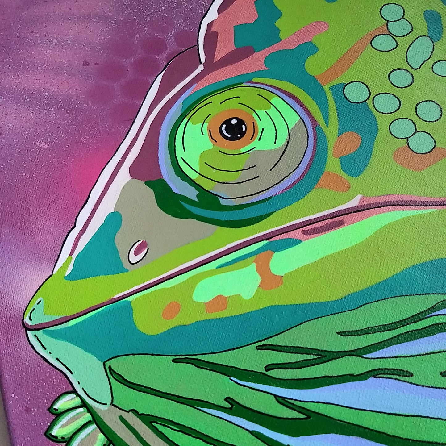 QUADRO 40X40 "CAMALEONTE"
