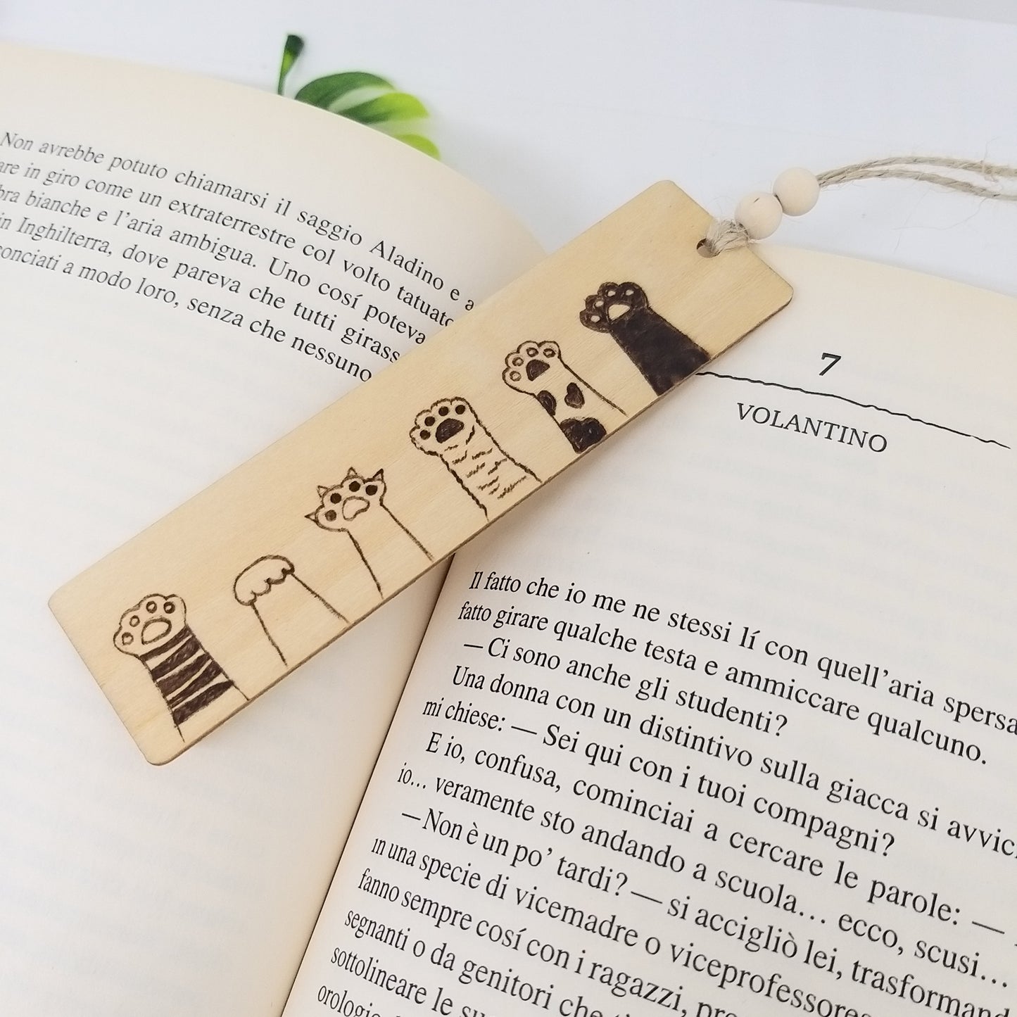 SEGNALIBRO "ZAMPE GATTO“