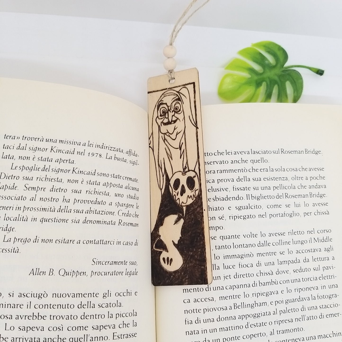SEGNALIBRO "STREGA - BIANCANEVE“