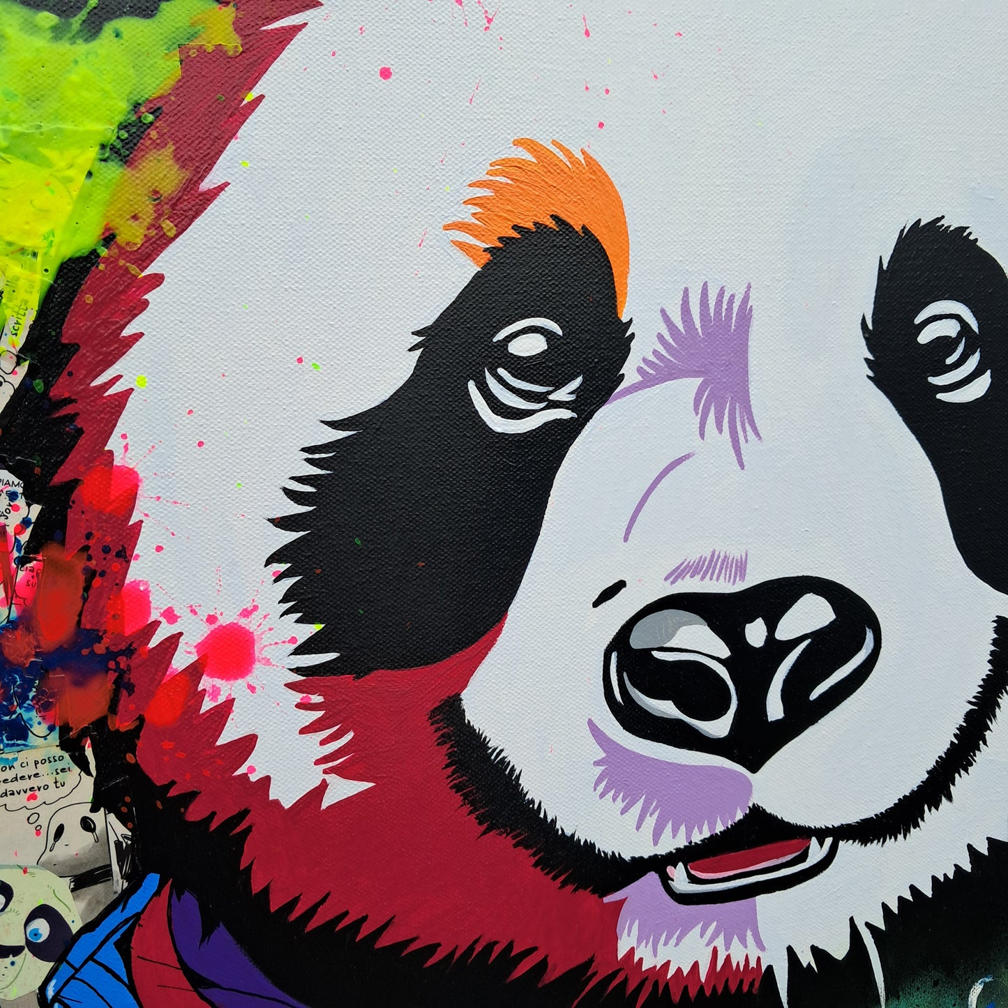 QUADRO "EVOLUZIONE?" PANDA 80X80