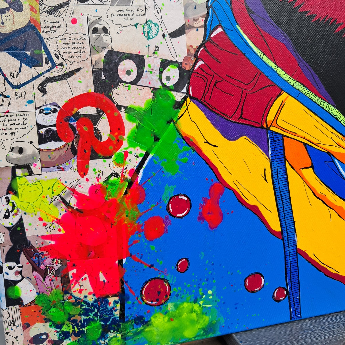 QUADRO "EVOLUZIONE?" PANDA 80X80