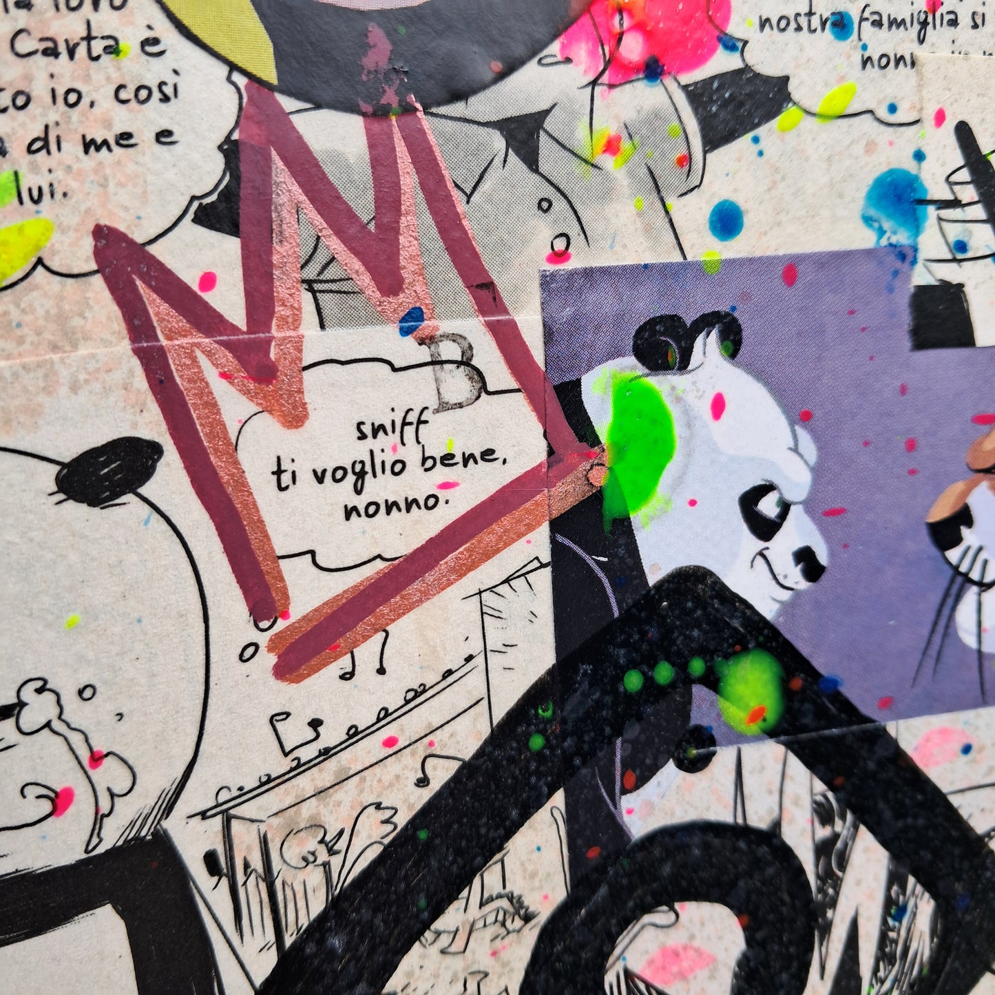 QUADRO "EVOLUZIONE?" PANDA 80X80
