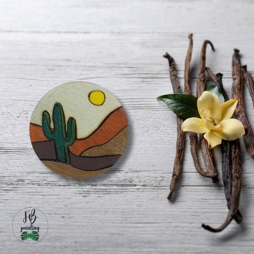 CALAMITA IN LEGNO - CACTUS