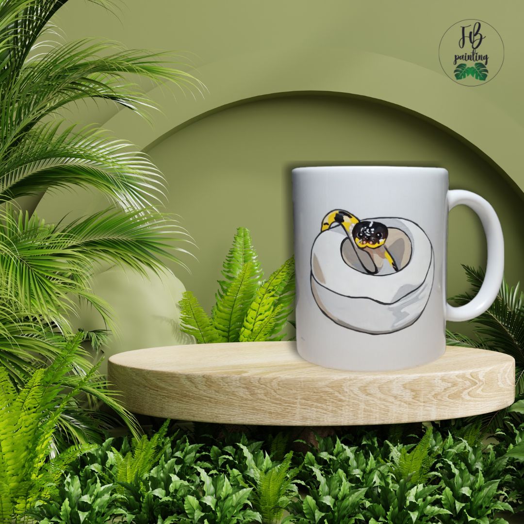 TAZZA PITONE BIANCO #105