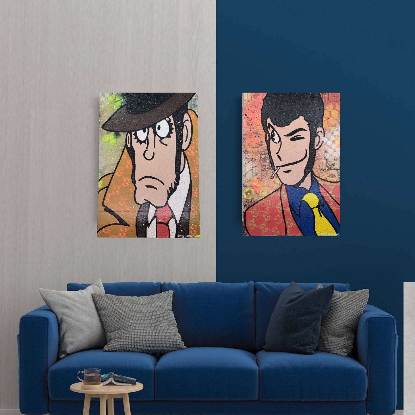 PANNELLO MDF "Lupin" - Serie completa 5 pannelli