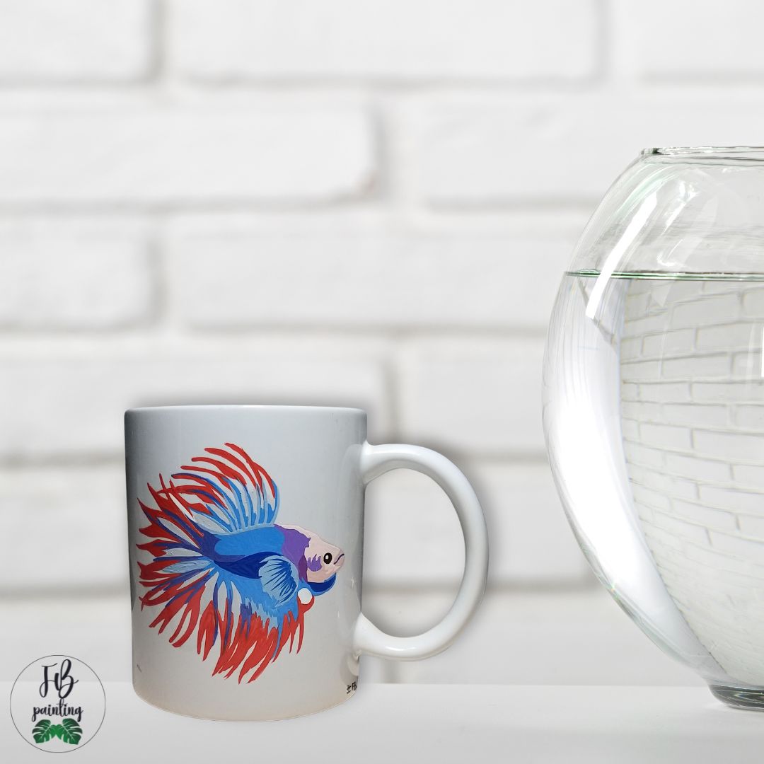 TAZZA PESCE COMBATTENTE #102