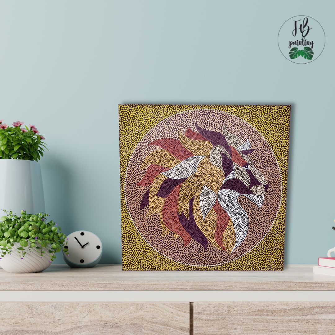 QUADRO 30X30 "LEONE"